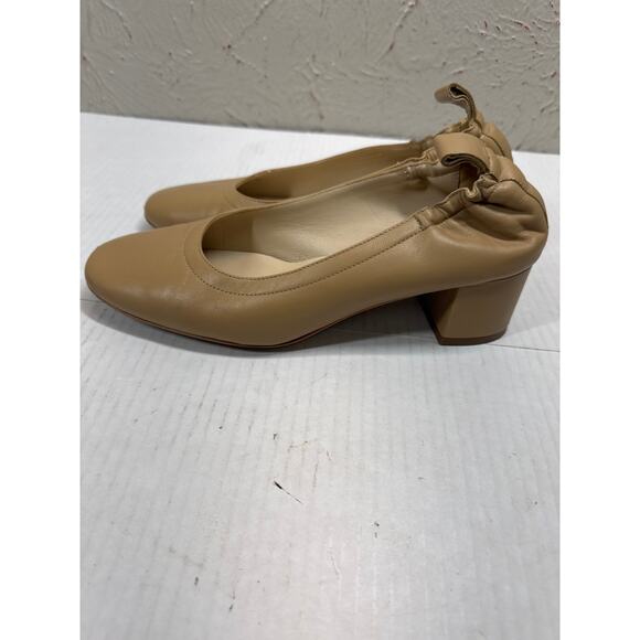 Everlane Womens The Italian Leather Day Heel Slip On Beige Tan Size 7 - Picture 2 of 5